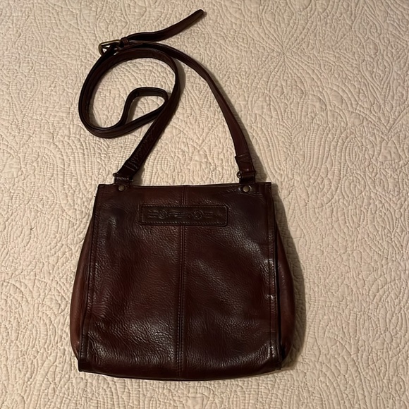 Vintage brown fossil leather bag - Picture 2 of 8